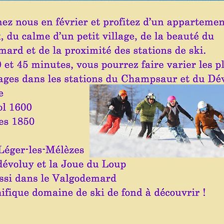Gite "Entre Champsaur Et Valgodemard" Saint-Jacques-en-Valgodemard Eksteriør bilde